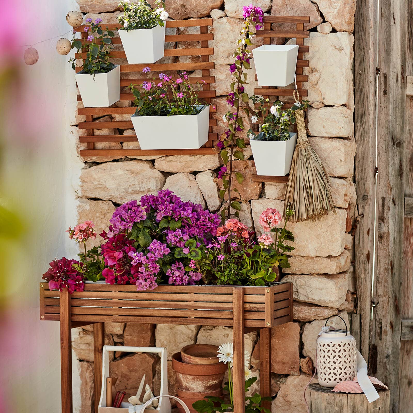 Hänge-Blumenkasten-Set Lucy