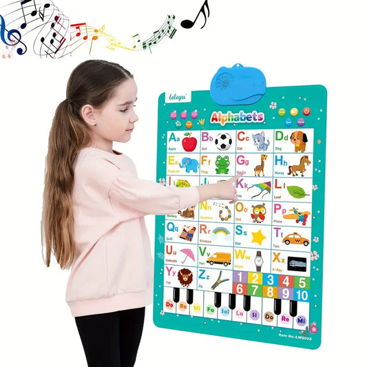 PlayLearn ABC – Sprekend leerposter met liedjes & quiz voor kinderen vanaf 2 jaar