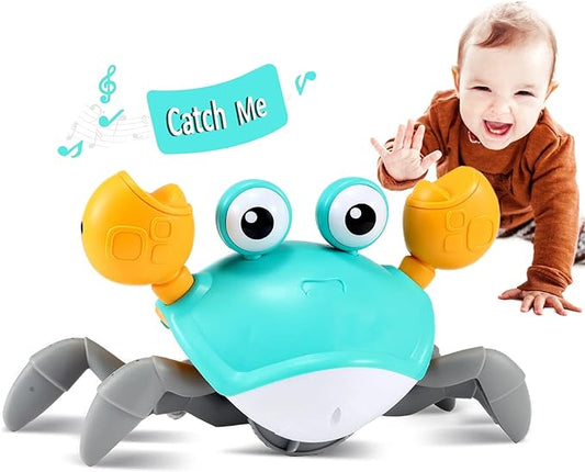 MoveeCrab – interactieve kruipassistent met muziek en licht voor baby's