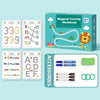 MagicBook – Libro educativo creativo per bambini per sviluppare l'alfabeto, i numeri e le forme senza schermo