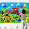 TAVOLA IN FELTRO ANIMALI – Tavola in feltro per apprendimento creativo e senza schermo dai 3 anni in su