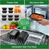 50-teiliges Meal-Prep-Behälter-Set mit Deckel – Ideal für Essensvorbereitung