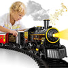 ENSEMBLE DE TRAIN DE NOËL – Train de Noël électrique avec rails flexibles et wagons festifs pour des moments d'hiver créatifs