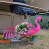 Hängende Pflanzenschale – Bunte Hühner Design Gartendeko-3