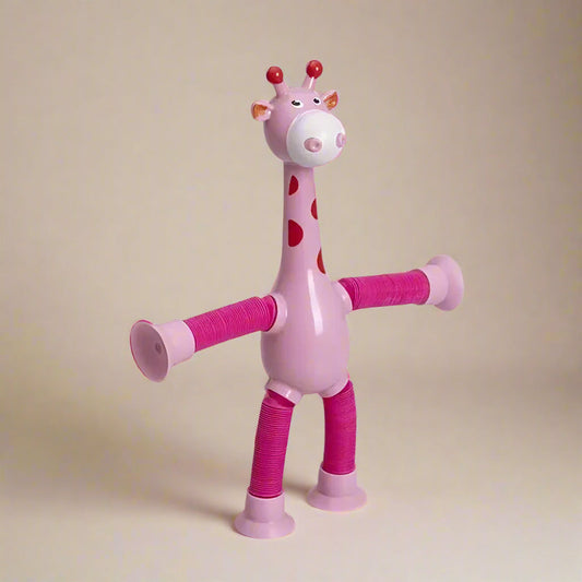 FlexiGiraffe – Jouet à ventouses extensible pour enfants créatifs