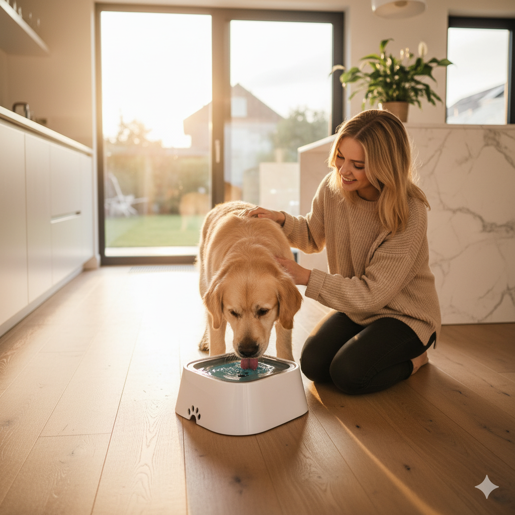 DrinkGuard – Ciotola d'acqua anti-gocciolamento per pavimenti puliti