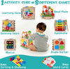 EduCube 8-in-1 – Gioco educativo Montessori in legno per bambini piccoli da 18 mesi in su