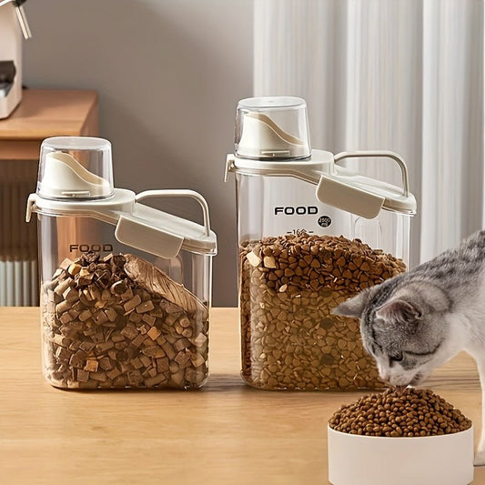FRESH FOOD CONTAINER – Luchtdichte voercontainer met maatbeker voor vers droogvoer