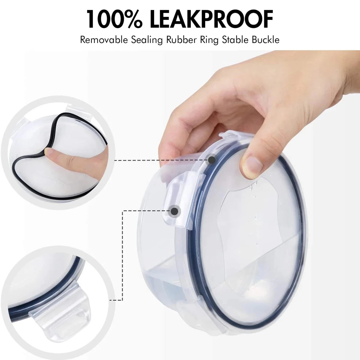 GlasSicher Aufbewahrung Set – Luftdichtes Aufbewahrungssystem für eine organisierte Küche