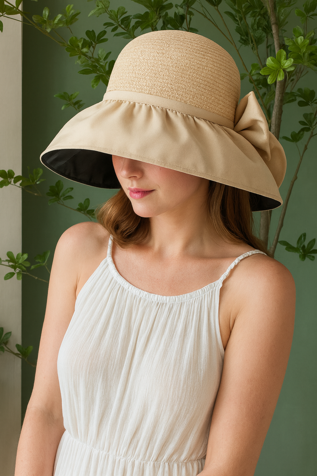 ELEGANCEBRIM – Eleganter Sonnenhut für stilvollen UV-Schutzr Krempe für UV-Sonnenschutz