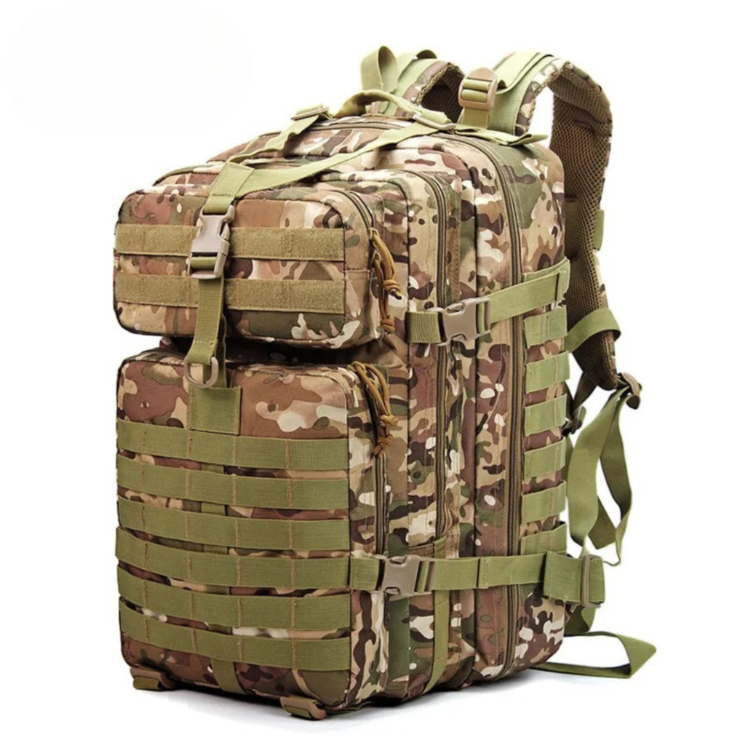 AdventurePack – Zaino tattico da 50 L con scomparto per laptop e protezione antifurto