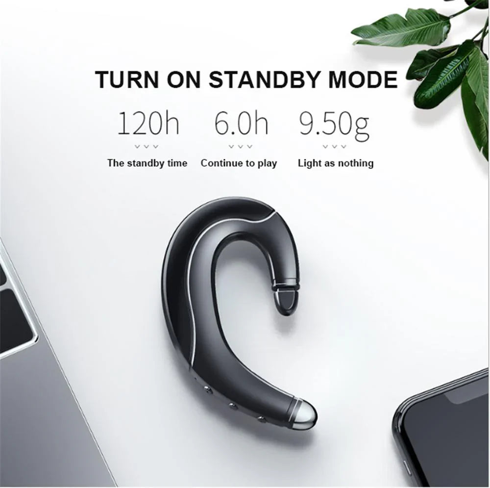 AeroVibe – Cuffie a conduzione ossea wireless per un ascolto aperto e sicuro