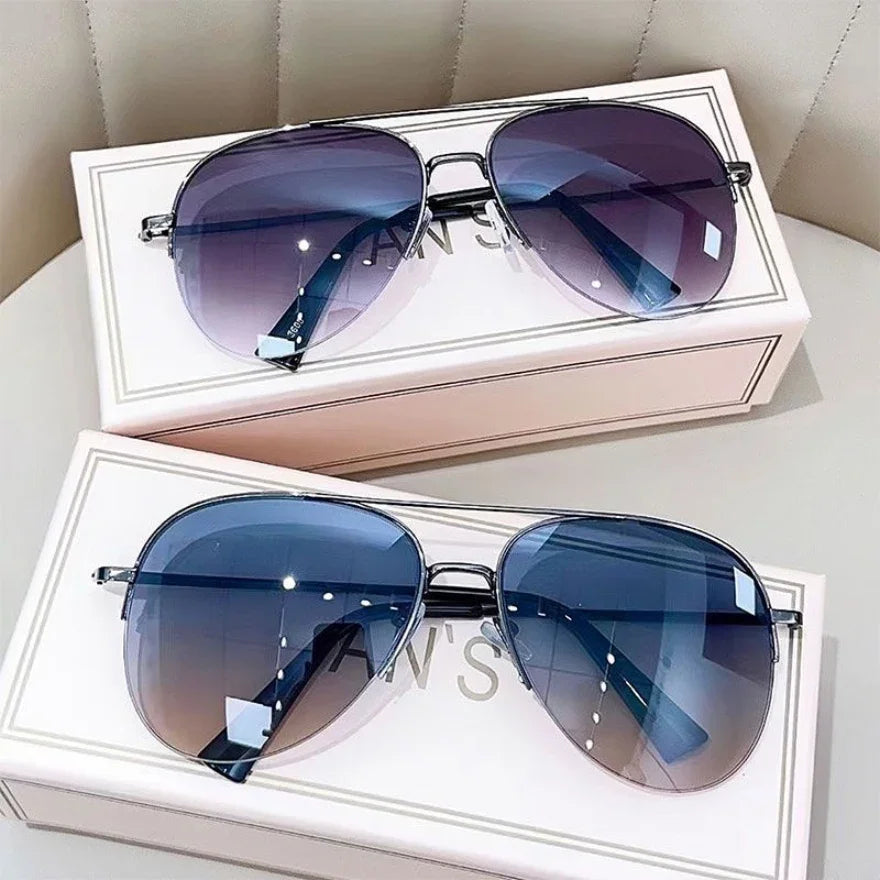 AEROGLIDE SHADES – Pilotenzonnebril voor heren met kleurverloop en UV400-bescherming