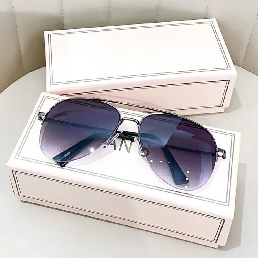 AEROGLIDE SHADES – Pilotenzonnebril voor heren met kleurverloop en UV400-bescherming