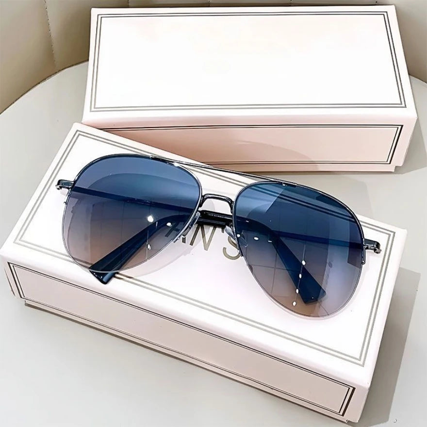 AEROGLIDE SHADES – Pilotenzonnebril voor heren met kleurverloop en UV400-bescherming