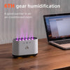 AIRMIST PRO – Umidificatore con luci LED colorate e distribuzione dell'umidità a 6 ugelli