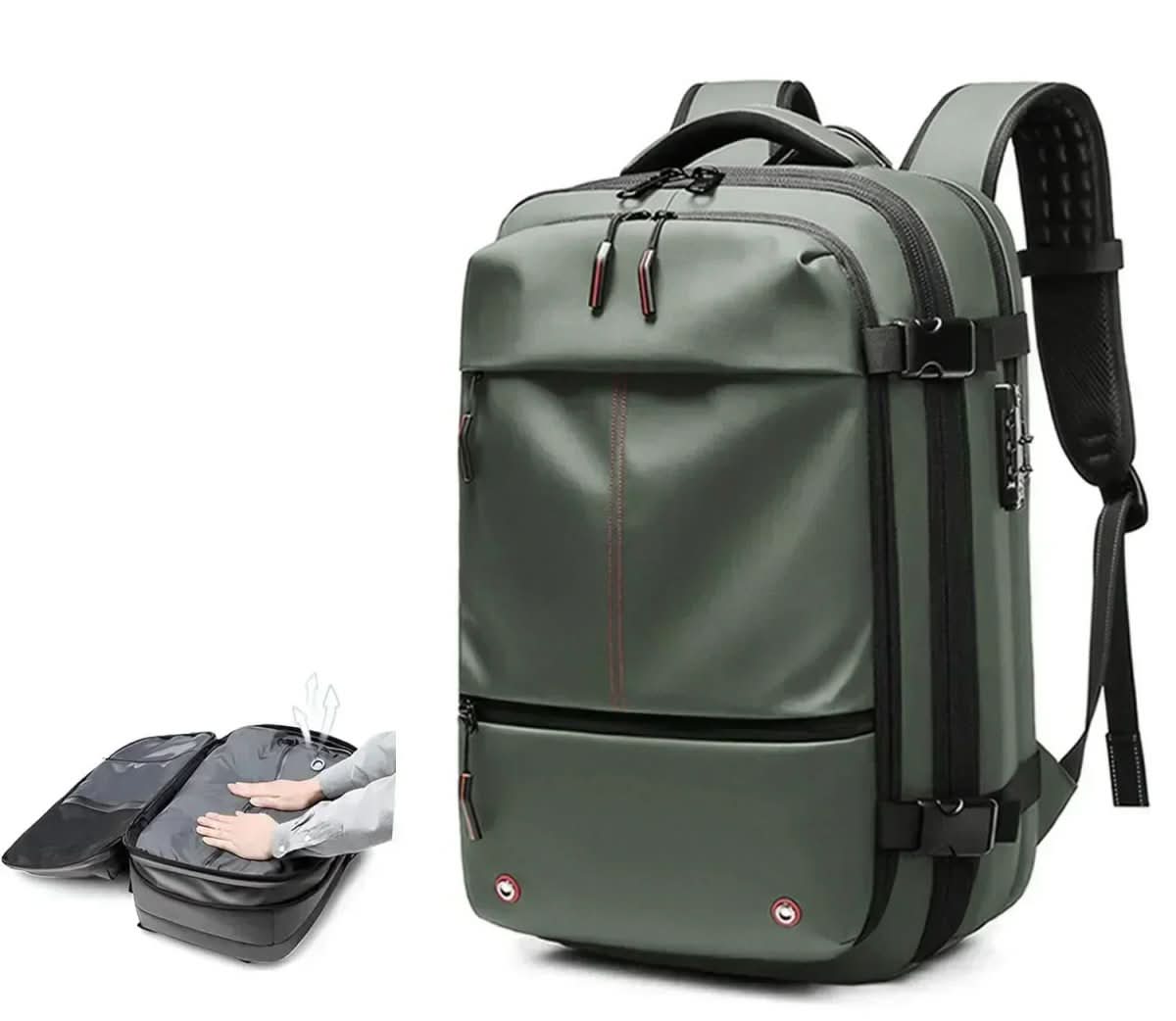 laptop reiserucksack Luftpfad Rucksack – Komprimierbarer Reiserucksack Mit Laptopfach – Wohnish