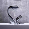 AQUACASCADE waterval-wastafelkraan – elegante eengreepsmengkraan met spa-effect voor uw badkamer