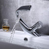 AQUACASCADE waterval-wastafelkraan – elegante eengreepsmengkraan met spa-effect voor uw badkamer