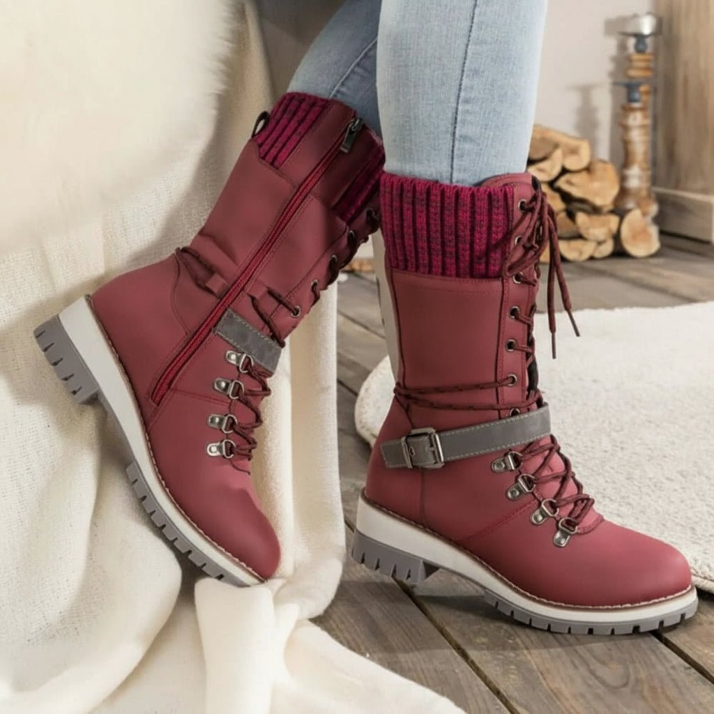 ARCTYON – Orthopädische, wasserdichte Winterstiefel für Damen mit Thermofutter 8