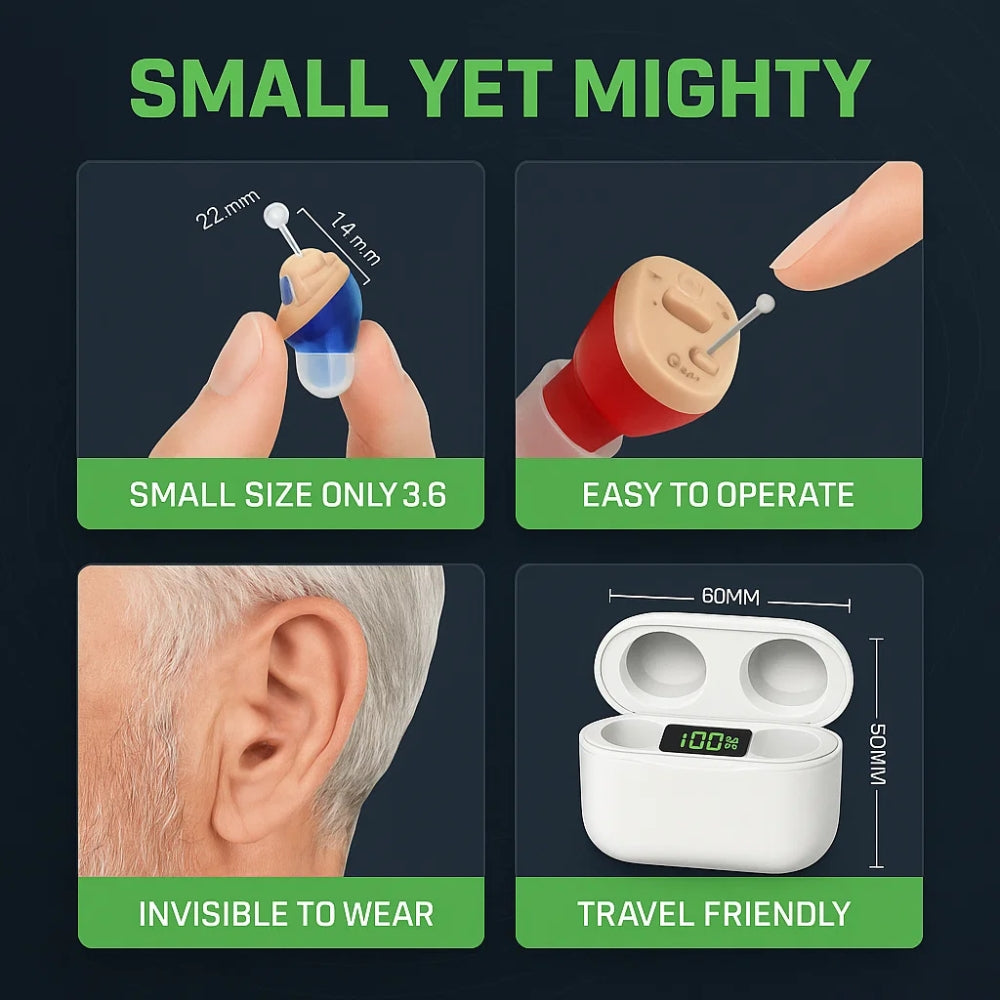 AURIS PRO – Apparecchi acustici invisibili In-Ear per una qualità del suono superiore