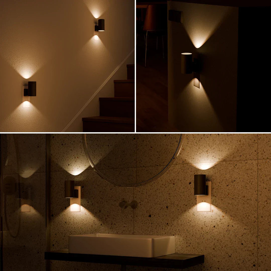 AURORA LED-Nachtlampe – Dimmbares Licht mit Sensor für Schlafzimmer & Flur