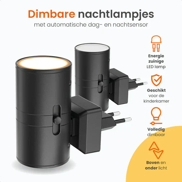 AURORA LED-Nachtlampe – Dimmbares Licht mit Sensor für Schlafzimmer & Flur