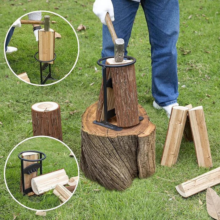 WOODCRACK – Sicherer & müheloser Holzspalter für Kamin und Outdoor