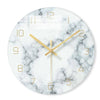 Olive - Horloge murale élégante avec inspiration marbre