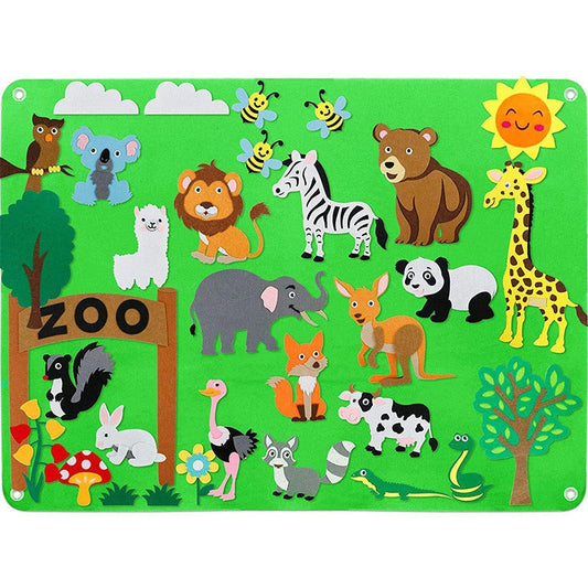 ImagiFelt Playboard – Jeu tactile créatif pour enfants favorisant l'imagination