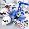 Abenteuer-Flugzeug- und Fahrzeug-Spielset für Kinder – Robuste Spielzeugflugzeuge und -autos | Fantasievolles Lernspiel für Kleinkinder und Kinder 0