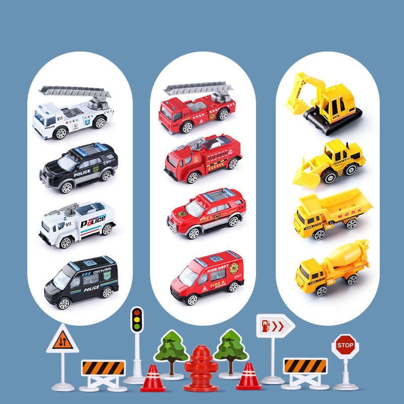 Abenteuer-Flugzeug- und Fahrzeug-Spielset für Kinder – Robuste Spielzeugflugzeuge und -autos | Fantasievolles Lernspiel für Kleinkinder und Kinder 8