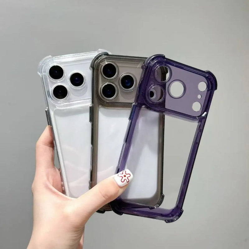 AeroGuard – Stoßfestes transparentes Bumper Case für iPhone 11-17 5
