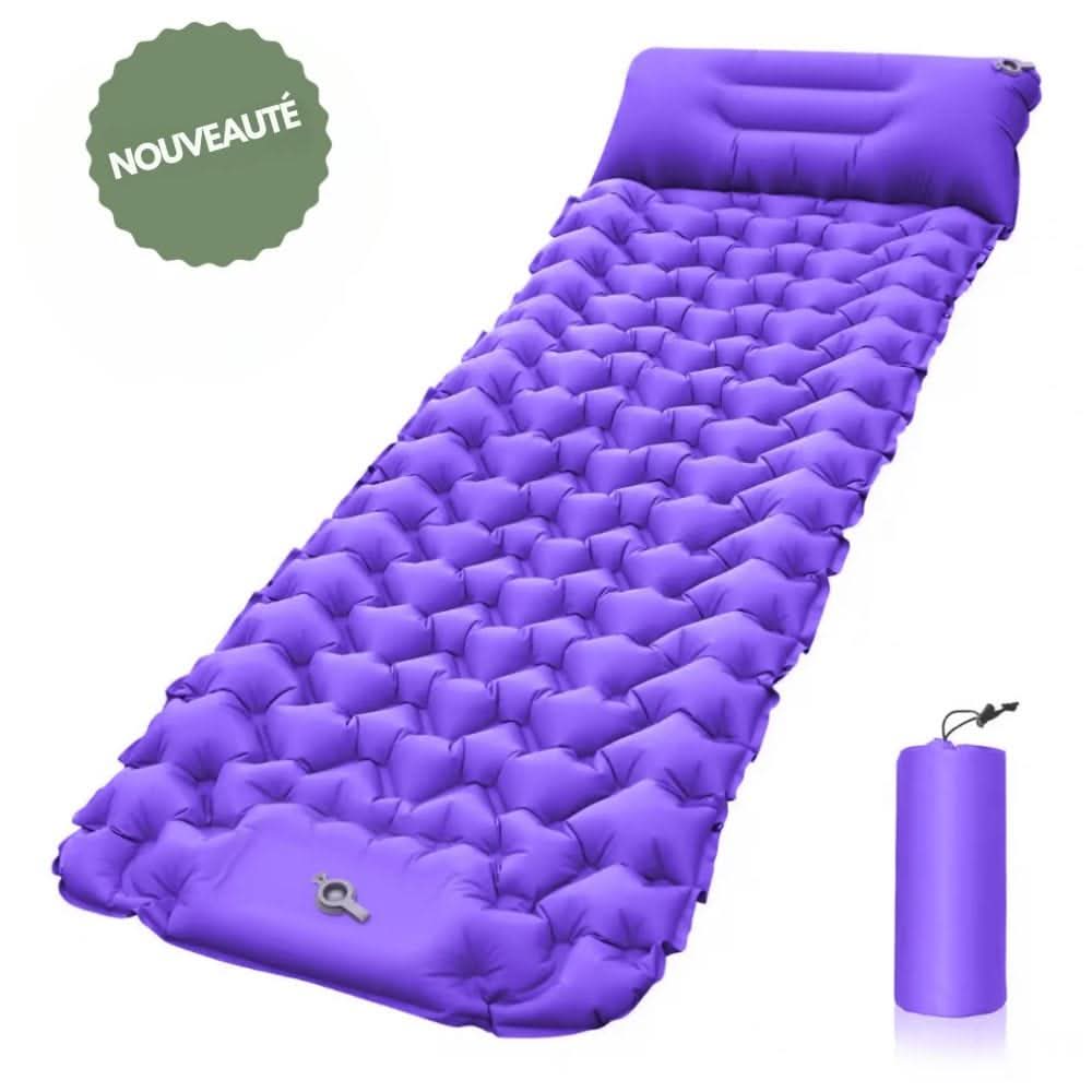 aufblasbare camping matratze AirTrek Mat – Aufblasbare Campingmatratze Mit Fußpumpe Und Ergonomischem Komfort