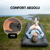 AirTrek Materassino – Materasso da campeggio gonfiabile con pompa a pedale e comfort ergonomico