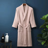 AirWeave Robe – Leichter Unisex Bademantel mit Waffelstruktur