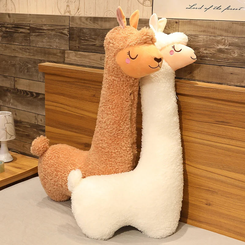 CUDDALPACA – Weiches Alpaka-Plüschtier 130 cm für Kinder & Dekoration
