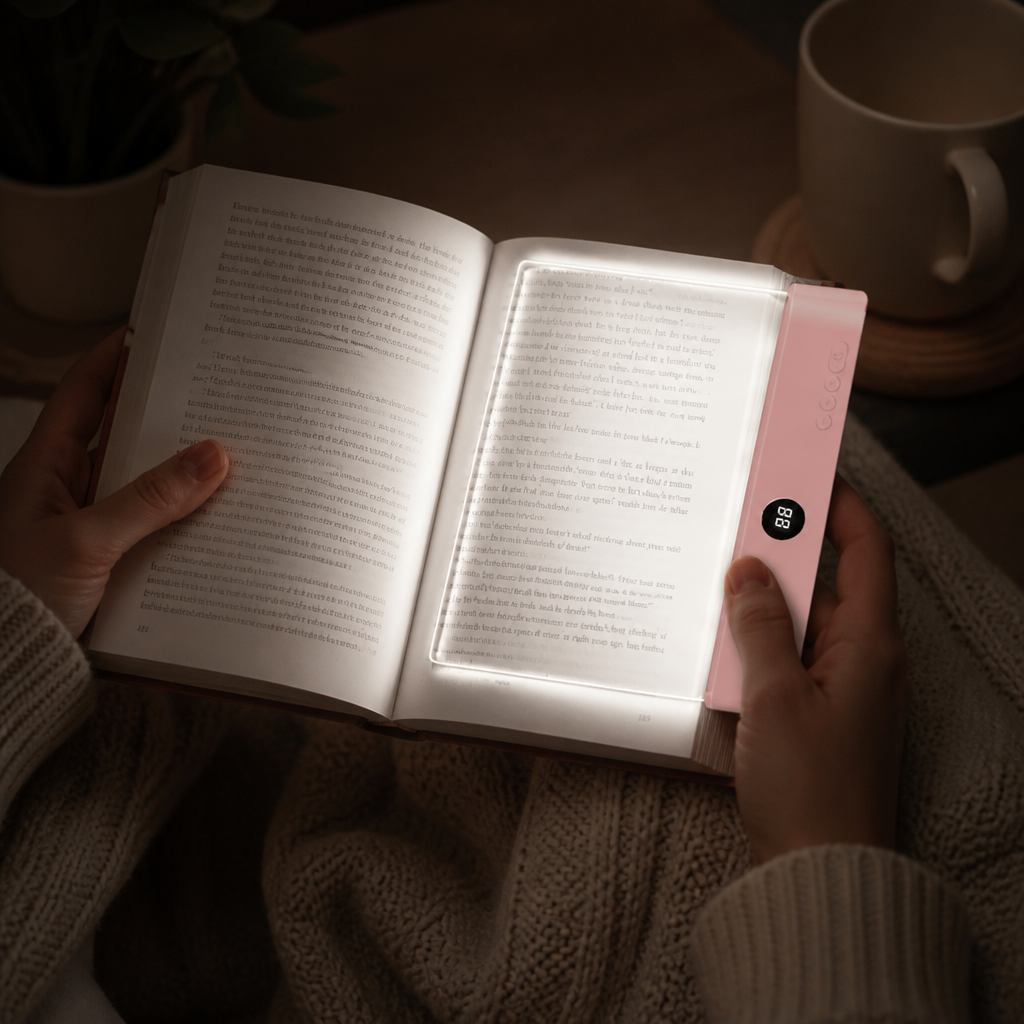 Wiederaufladbare LED-Leselampe – tragbare Buch- und Nachtleselampe für gemütliche und stressfreie Momente