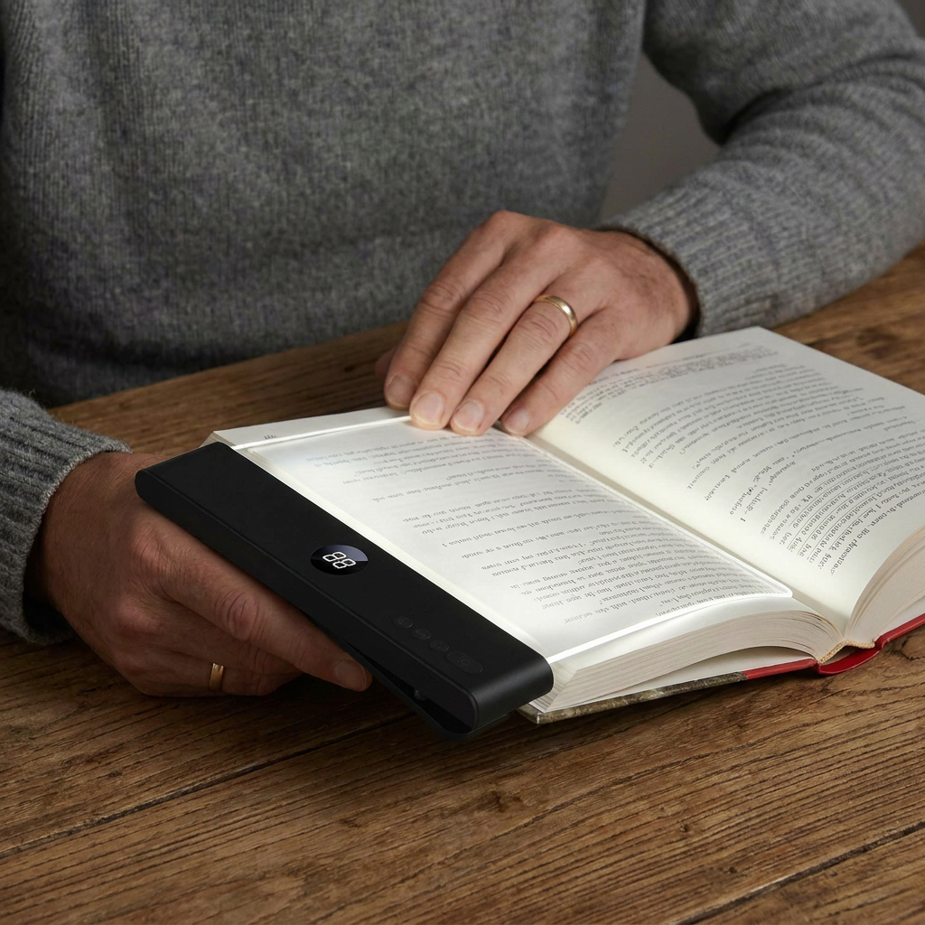 Wiederaufladbare LED-Leselampe – tragbare Buch- und Nachtleselampe für gemütliche und stressfreie Momente