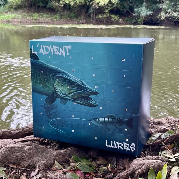 FISHMAS – Set de equipo de pesca para cuenta regresiva de 24 días de Navidad 2025