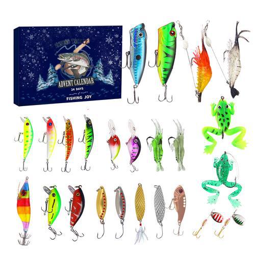 FISHMAS – Set de equipo de pesca para cuenta regresiva de 24 días de Navidad 2025