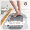 AquaComfort – Alfombrilla de baño de microfibra suave y de secado rápido