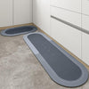 AquaComfort – Alfombrilla de baño de microfibra suave y de secado rápido