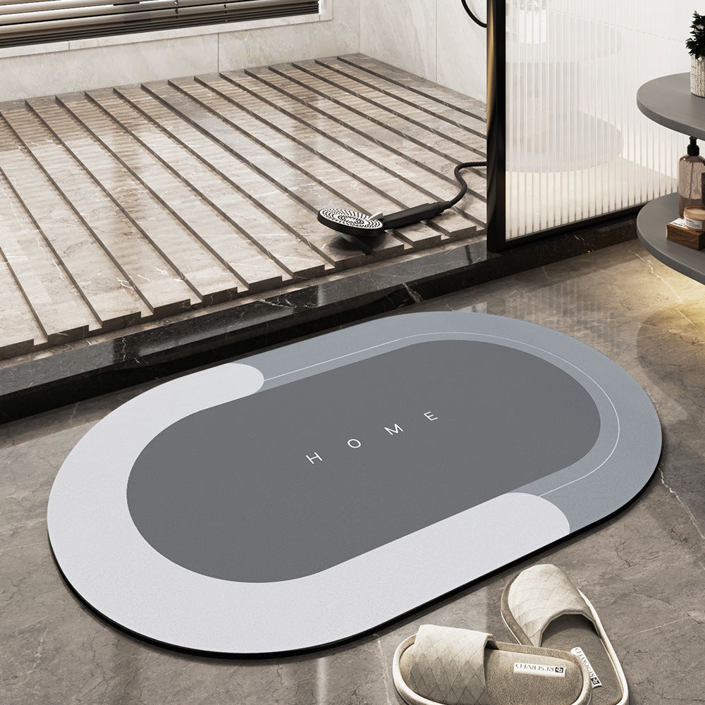 AquaComfort – Alfombrilla de baño de microfibra suave y de secado rápido