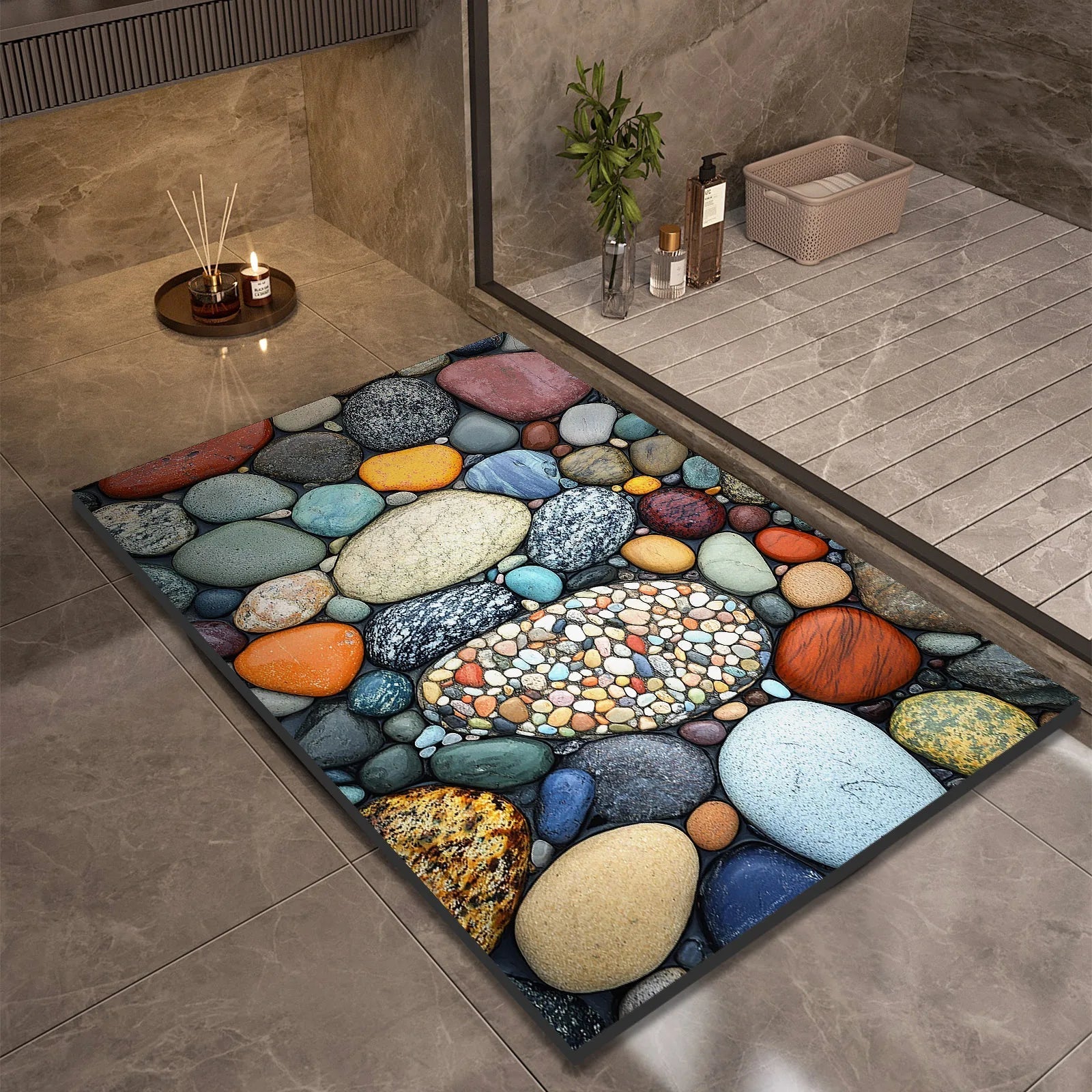 STONEDRY BATH MAT – Kieselgur-Badematte für Sicherheit & Komfort