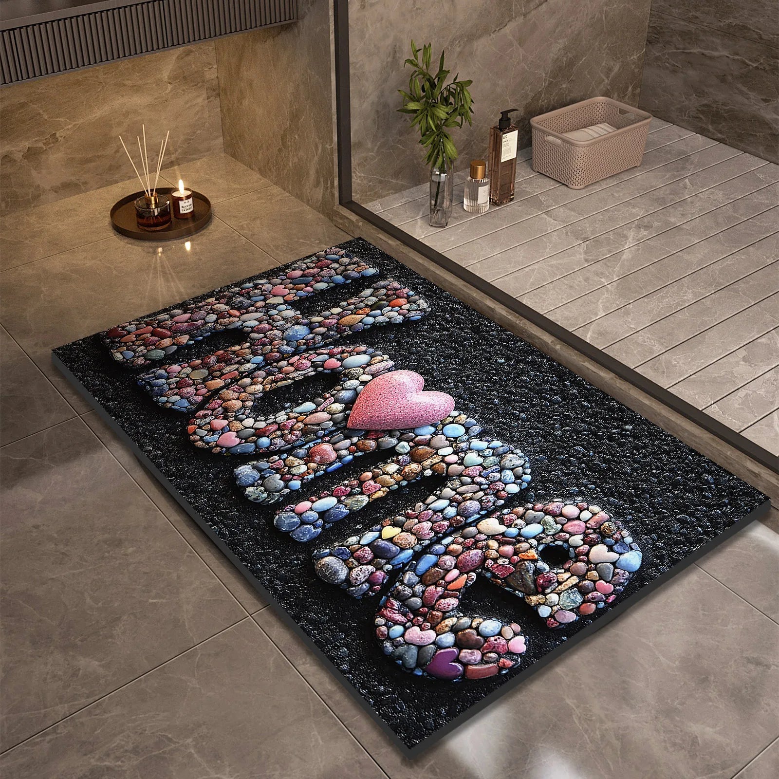 STONEDRY BATH MAT – Kieselgur-Badematte für Sicherheit & Komfort