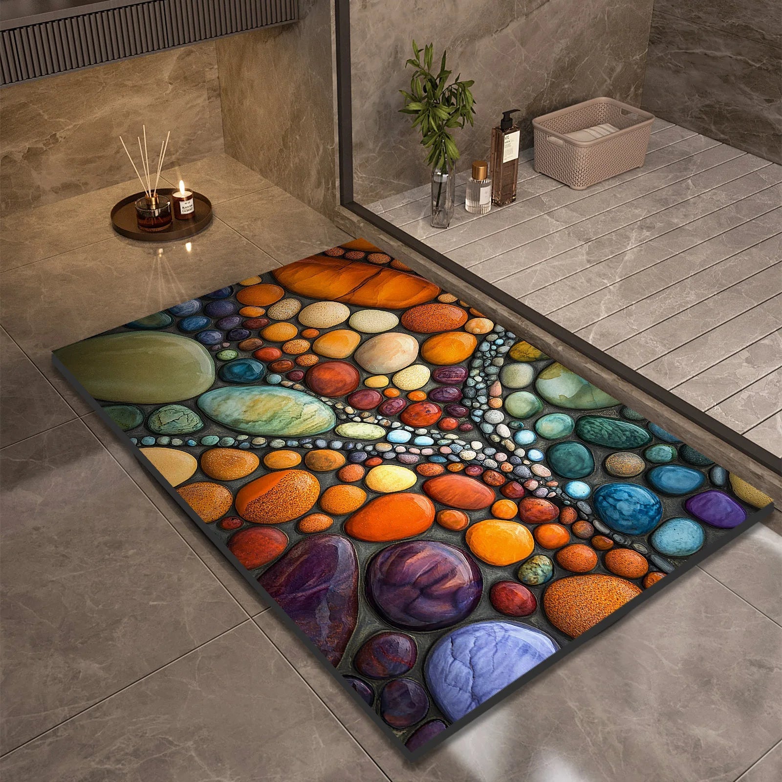 STONEDRY BATH MAT – Kieselgur-Badematte für Sicherheit & Komfort
