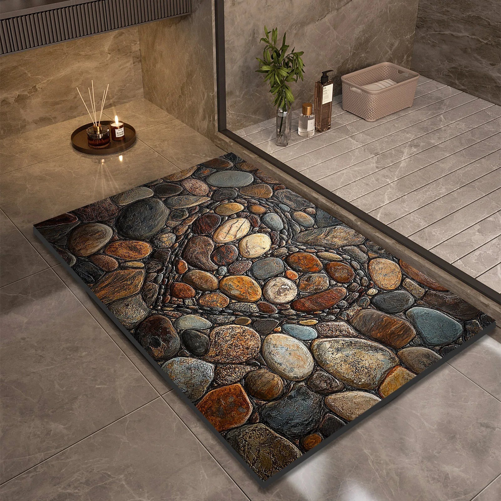 STONEDRY BATH MAT – Kieselgur-Badematte für Sicherheit & Komfort