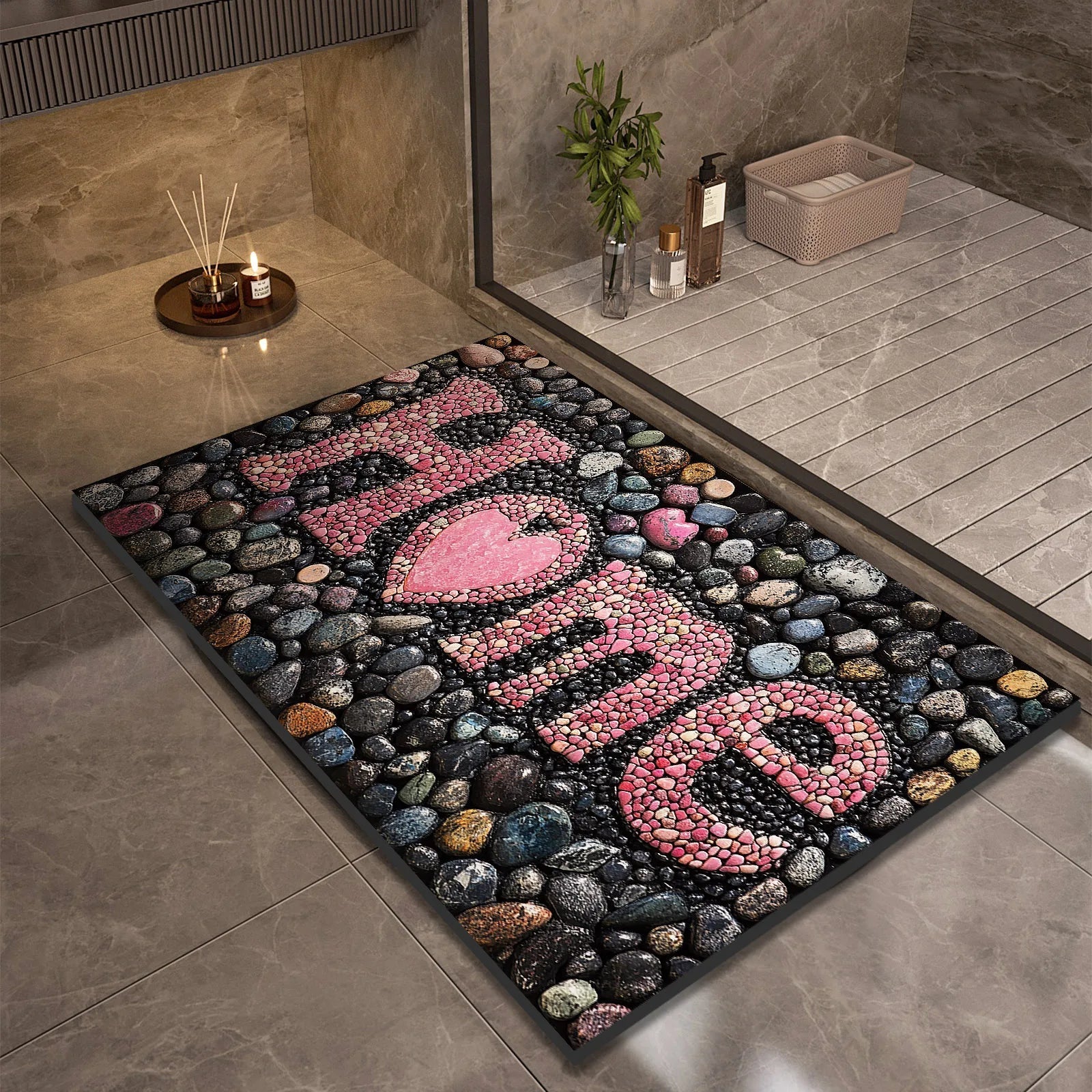 STONEDRY BATH MAT – Kieselgur-Badematte für Sicherheit & Komfort