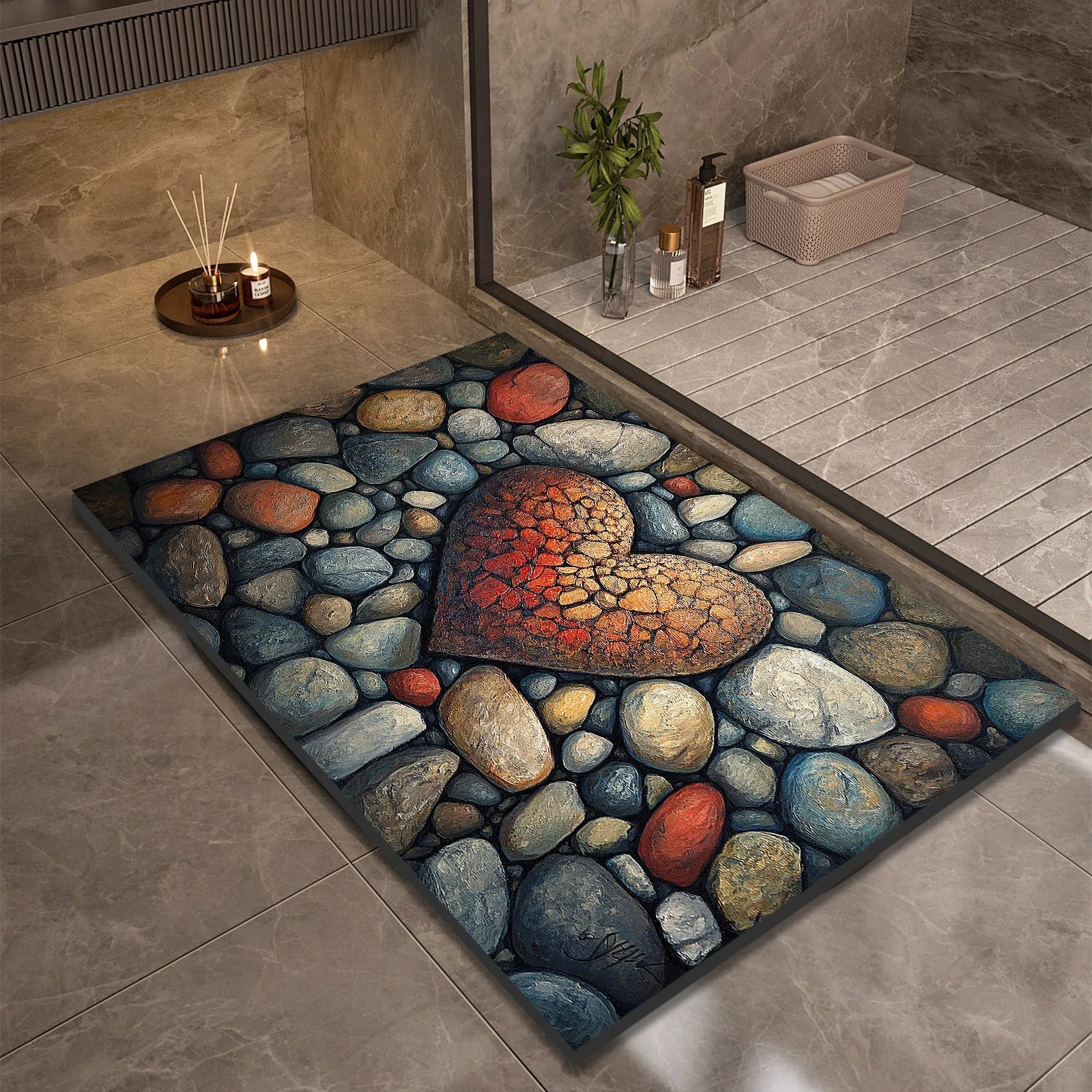 STONEDRY BATH MAT – Kieselgur-Badematte für Sicherheit & Komfort
